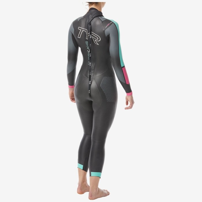 Гидрокостюм TYR Wetsuit Female Hurricane Cat 5 737 Черный