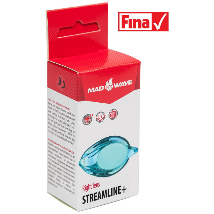 Madwave Линза с диоптриями для плавательных очков Streamline+ right