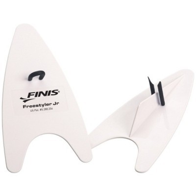 Лопатки для плавания детские Finis Freestyler Hand Paddles Junior белый