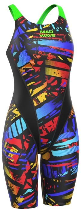Madwave Женский купальник спортивный антихлор Kneeskin PBT H0