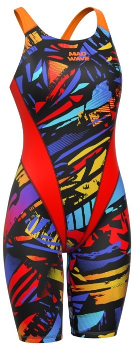 Madwave Женский купальник спортивный антихлор Kneeskin PBT H0