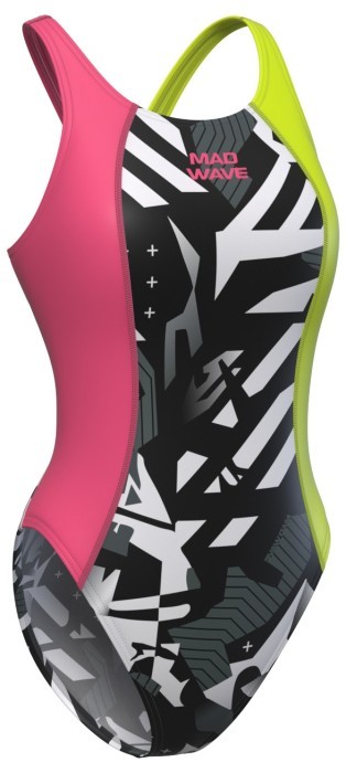 Женский купальник спортивный антихлор  Madwave Salut PBT A3