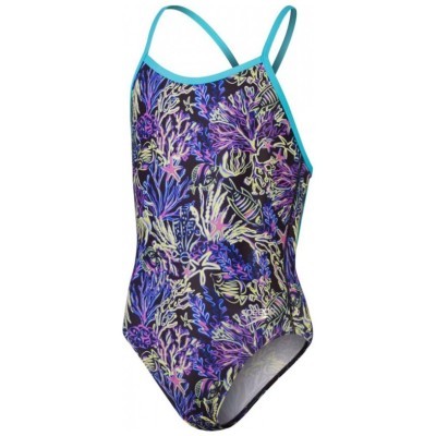 Купальник слитный детский Speedo Allover V-back Arctic 5871