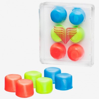 Беруши для бассейна TYR Youth Multi-Colored Silicone Ear Plugs