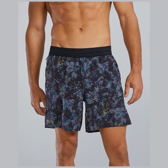 Шорты TYR Men's Hydrosphere Lined 7&quot; Unbroken Shorts - Jasper