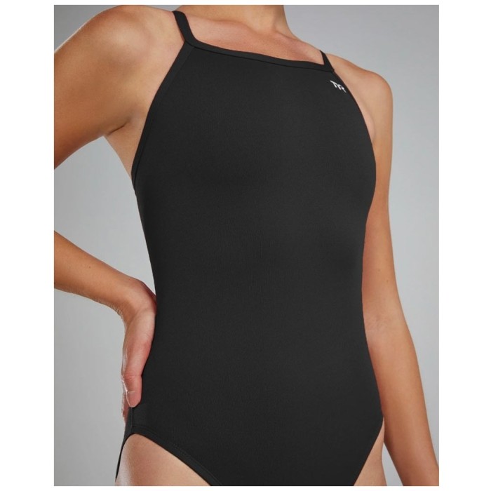 Купальник слитный TYR Durafast Elite Diamondfit 001 Черный