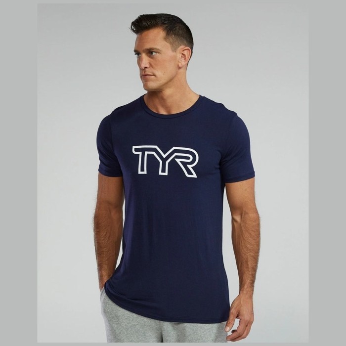 Футболка TYR Men's Ultrasoft Lightweight Big Logo