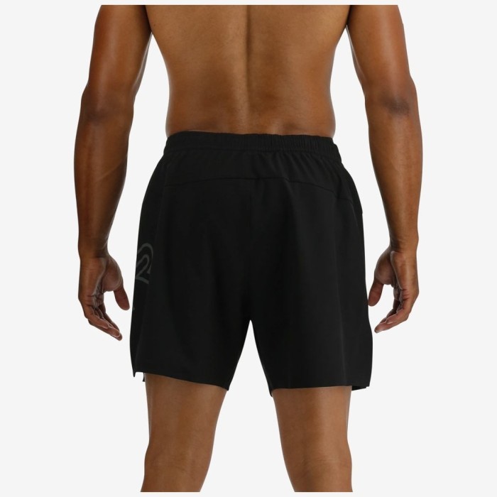 Шорты TYR Men's Hydrospher™ Unlined 6&quot; Momentum Big Logo Shorts - Solid 001 Черный
