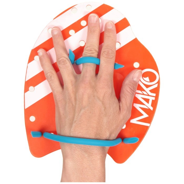 Лопатки для плавания Mako Paddles оранжевый