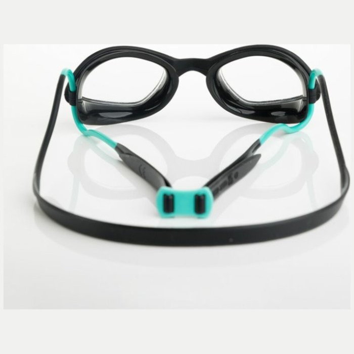 Очки для плавания ZOGGS Tiger, Black/Clear черный/бирюзовый (BKTQCLR)
