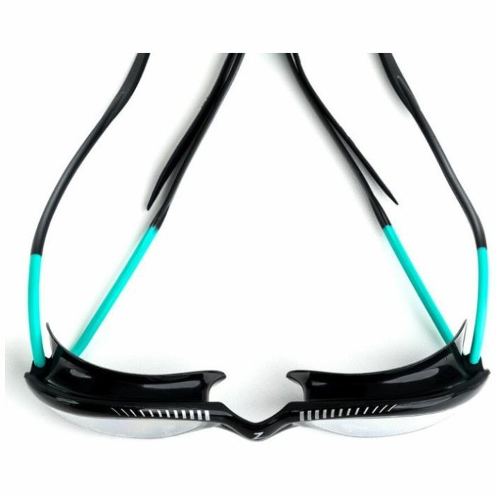 Очки для плавания ZOGGS Tiger, Black/Clear черный/бирюзовый (BKTQCLR)