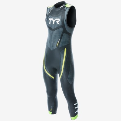 Гидрокостюм без рукавов TYR Sleeveless Wetsuit Male Hurricane Cat 5 576 Черный
