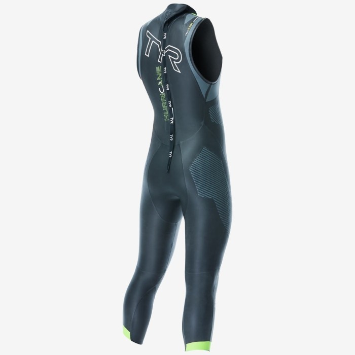 Гидрокостюм без рукавов TYR Sleeveless Wetsuit Male Hurricane Cat 5 576 Черный