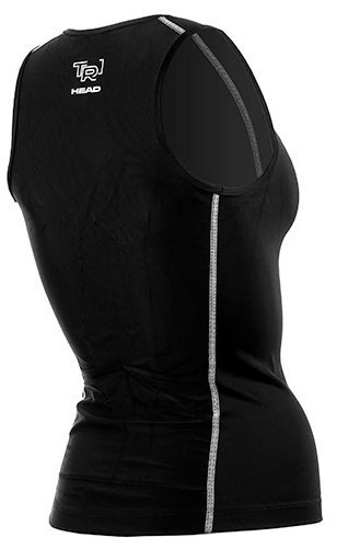 Майка HEAD TRI-Top с молнией, Женская, Лайкра, Триатлон