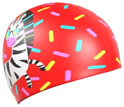 Юниорская силиконовая шапочка  Madwave ZEBRA
