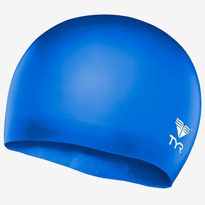 Шапочка плавательная подростковая TYR Wrinkle Free Junior Silicone Cap