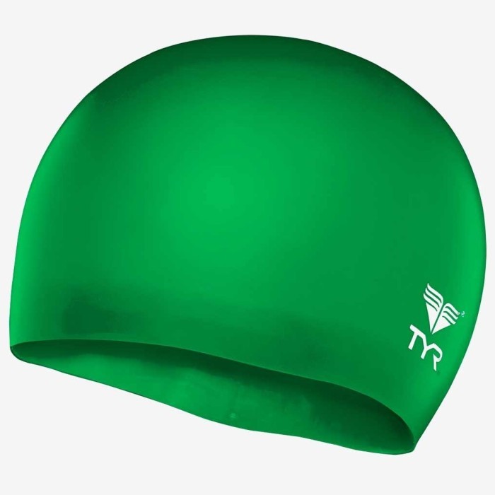 Шапочка плавательная подростковая TYR Wrinkle Free Junior Silicone Cap