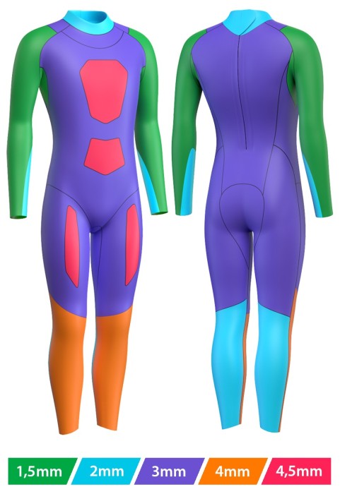Madwave Гидрокостюм неопреновый мужской Men Wetsuit JET