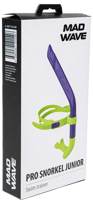 Madwave Дыхательный тренажер Pro snorkel junior
