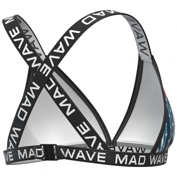 Женский купальник спортивный антихлор (раздельный)  Madwave Fancy Top PBT B2