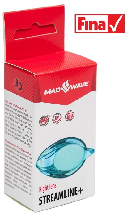 Madwave Линза с диоптриями для плавательных очков Streamline right