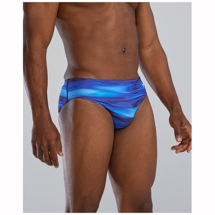 Плавки TYR Technowave Brief Durafast Lite 420 Голубой