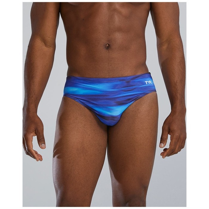 Плавки TYR Technowave Brief Durafast Lite 420 Голубой