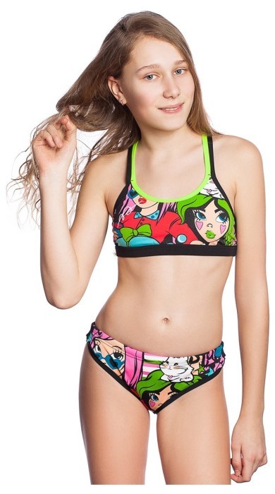 Madwave Юниорский купальник спортивный антихлор Crossfit bottom