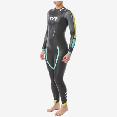 Гидрокостюм TYR Wetsuit Female Hurricane Cat 2 766 Черный