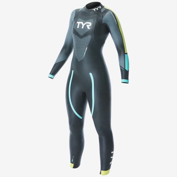 Гидрокостюм TYR Wetsuit Female Hurricane Cat 2 766 Черный