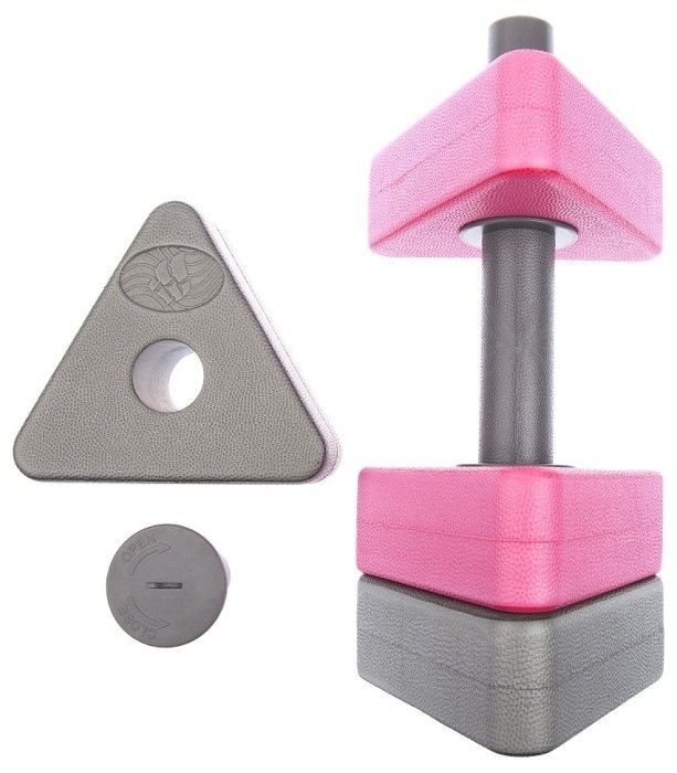 Madwave Аквагантели Dumbbells triangle bar float, 1 pcs