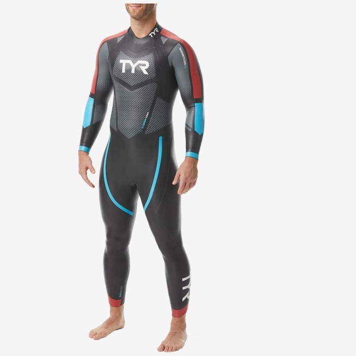 Гидрокостюм TYR Wetsuit Male Hurricane Cat 3 579 Черный
