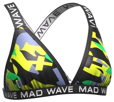 Женский купальник спортивный антихлор (раздельный)  Madwave Fancy Top PBT N2