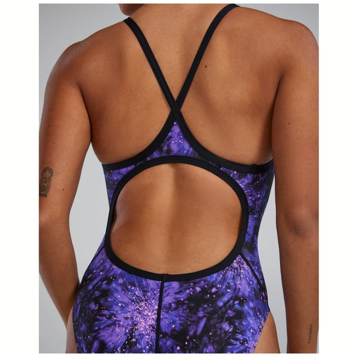Купальник слитный TYR Radiant Flare Diamondfit Durafast Lite 510 Фиолетовый