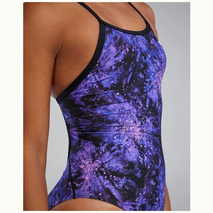 Купальник слитный TYR Radiant Flare Diamondfit Durafast Lite 510 Фиолетовый