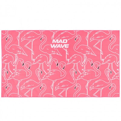 Madwave Полотенце из микрофибры Microfiber towel Flamingo