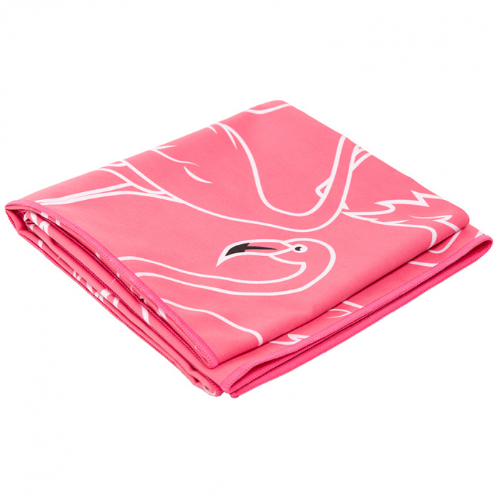 Madwave Полотенце из микрофибры Microfiber towel Flamingo