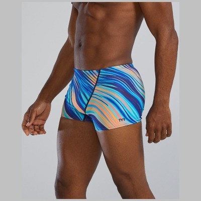 Шорты TYR Riptide Durafast Elite Square Leg 435 Голубой