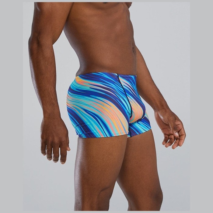 Шорты TYR Riptide Durafast Elite Square Leg 435 Голубой