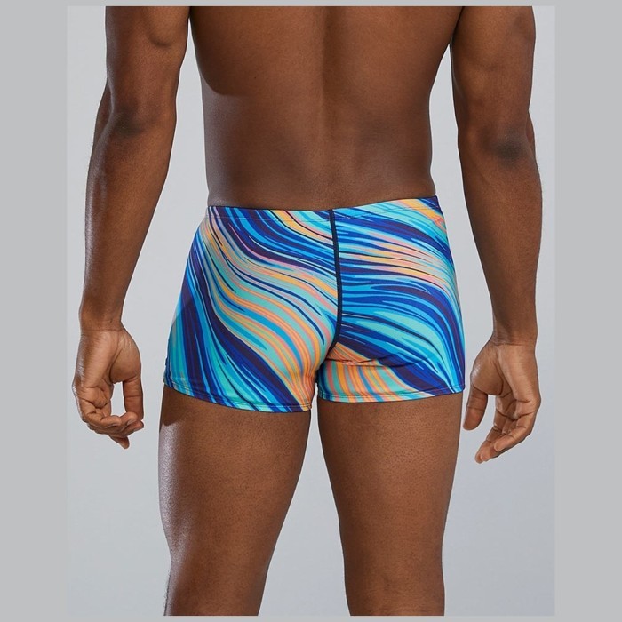 Шорты TYR Riptide Durafast Elite Square Leg 435 Голубой