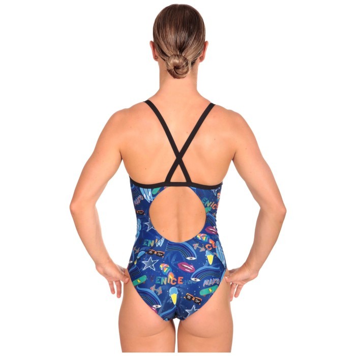 Купальник слитный Mako Nereid Venice Nights синий