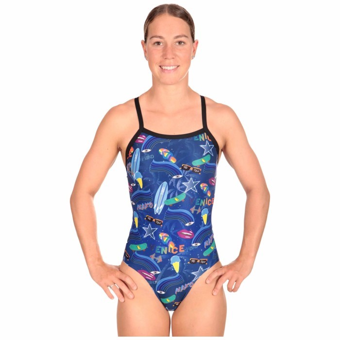 Купальник слитный Mako Nereid Venice Nights синий