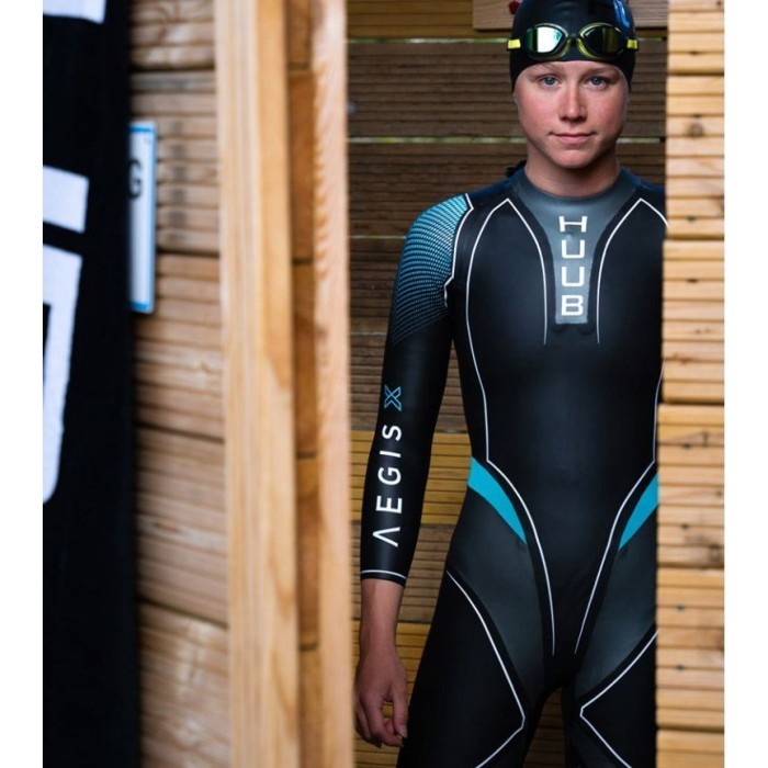 Гидрокостюм для триатлона и открытой воды женский HUUB Aegis X, 3/3 мм черный