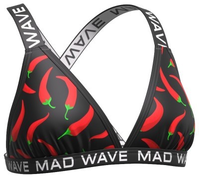 Madwave Женский купальник спортивный (раздельный) Fancy top Anti-chlor E1