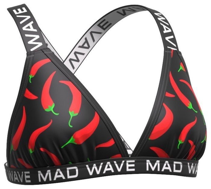 Madwave Женский купальник спортивный (раздельный) Fancy top Anti-chlor E1