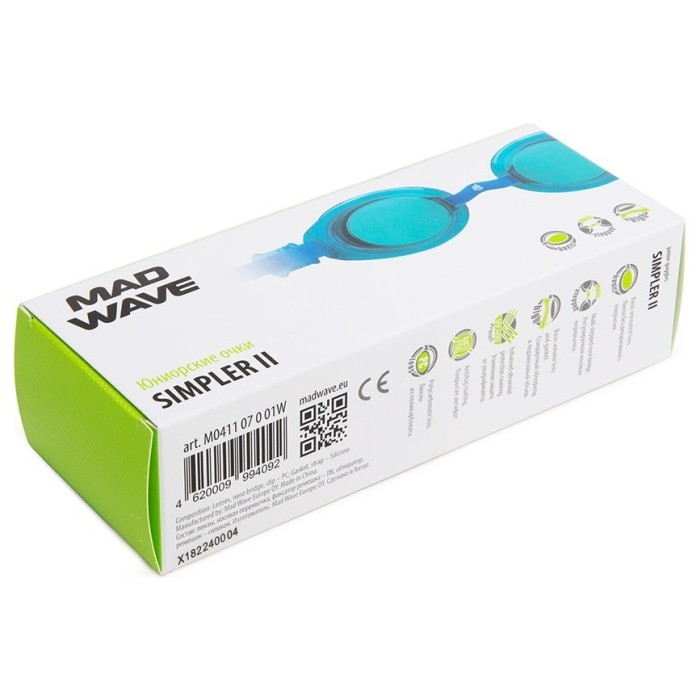 Madwave Очки для плавания юниорские Simpler II junior