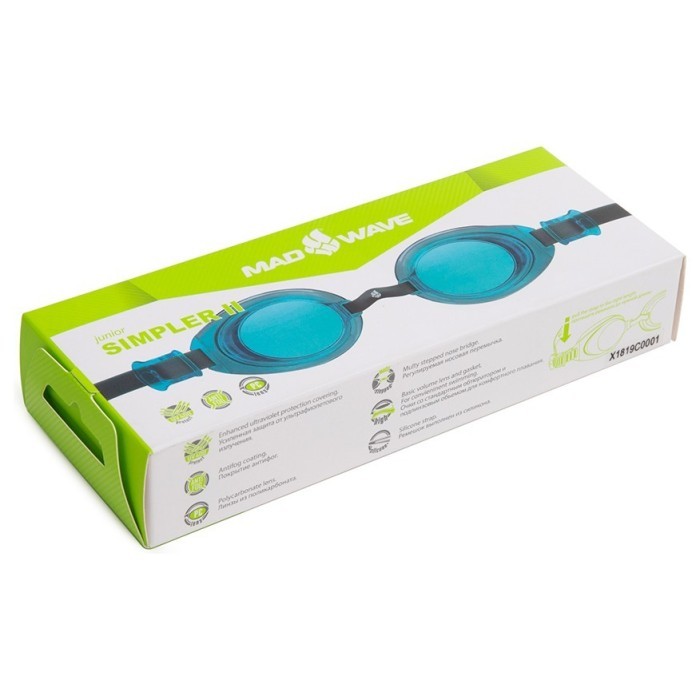 Madwave Очки для плавания юниорские Simpler II junior