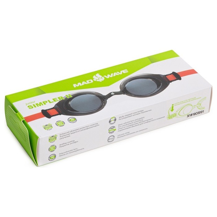Madwave Очки для плавания юниорские Simpler II junior