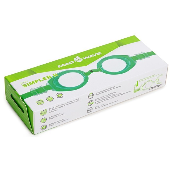 Madwave Очки для плавания юниорские Simpler II junior