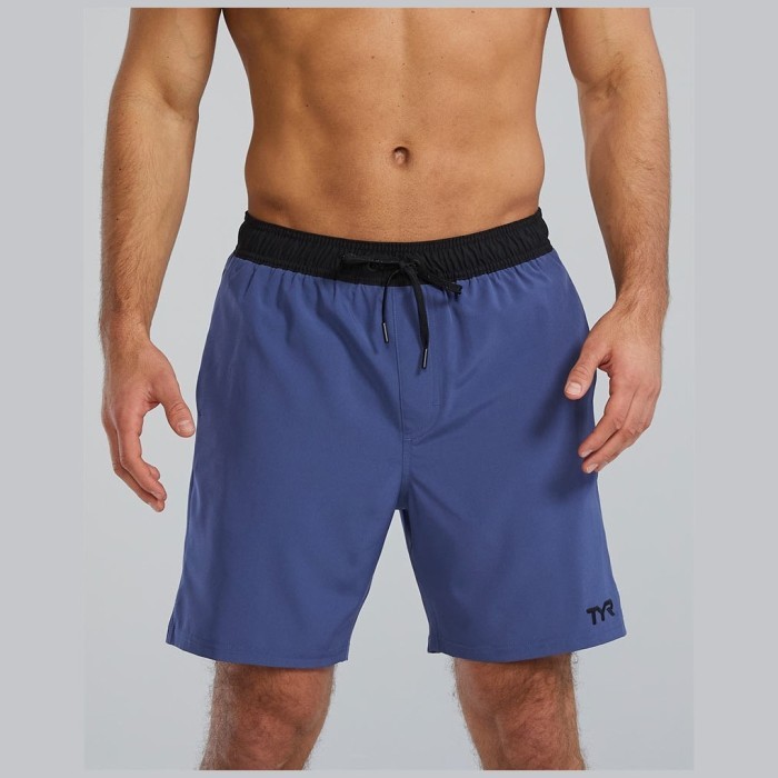 Бордшорты TYR Men’s Solid Hydrosphere™ Skua 7&quot; 199 Синий